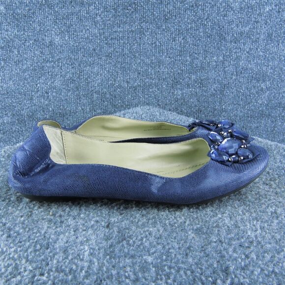 Adrienne Vittadini Cath Jewel Women Ballet Shoes Sz 7.5 Medium‎ Purple Synthetic - Picture 4 of 9